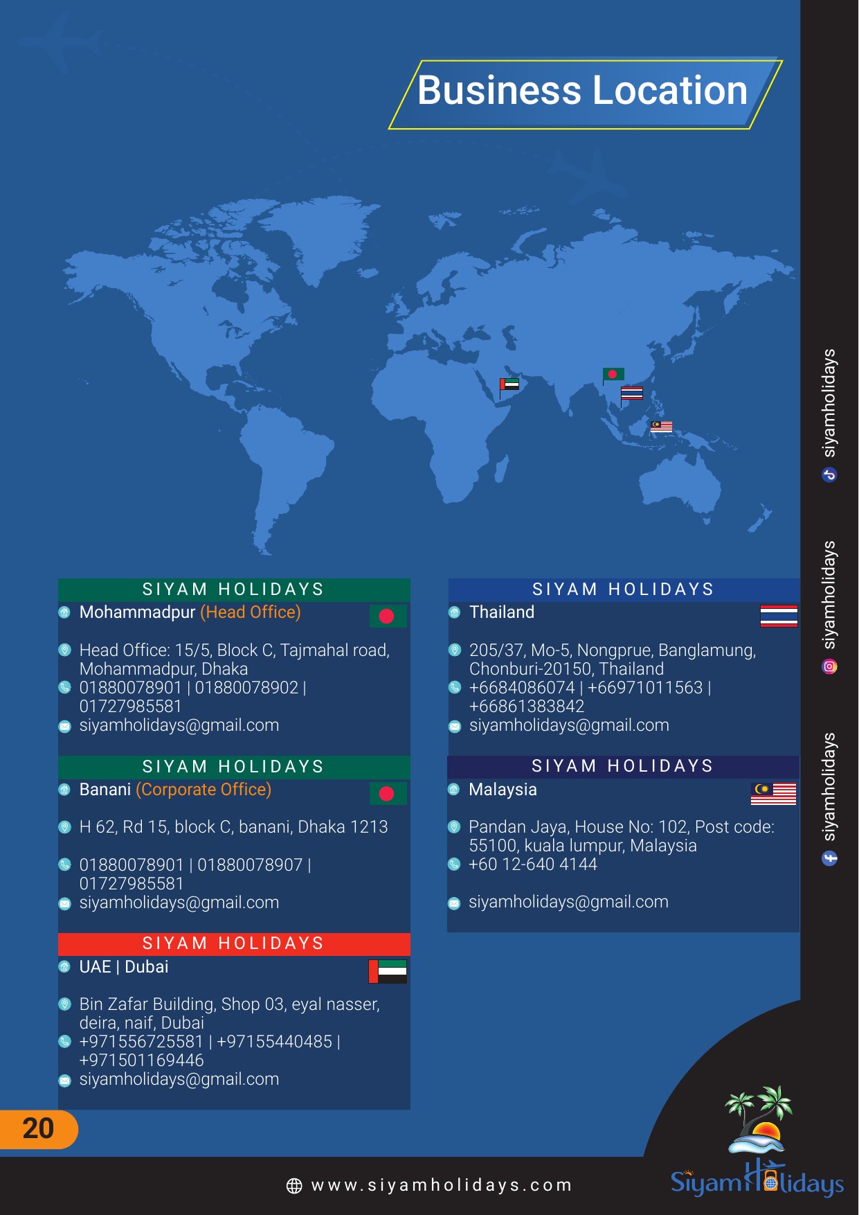 Business Locations